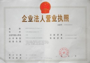 營業(yè)執(zhí)照